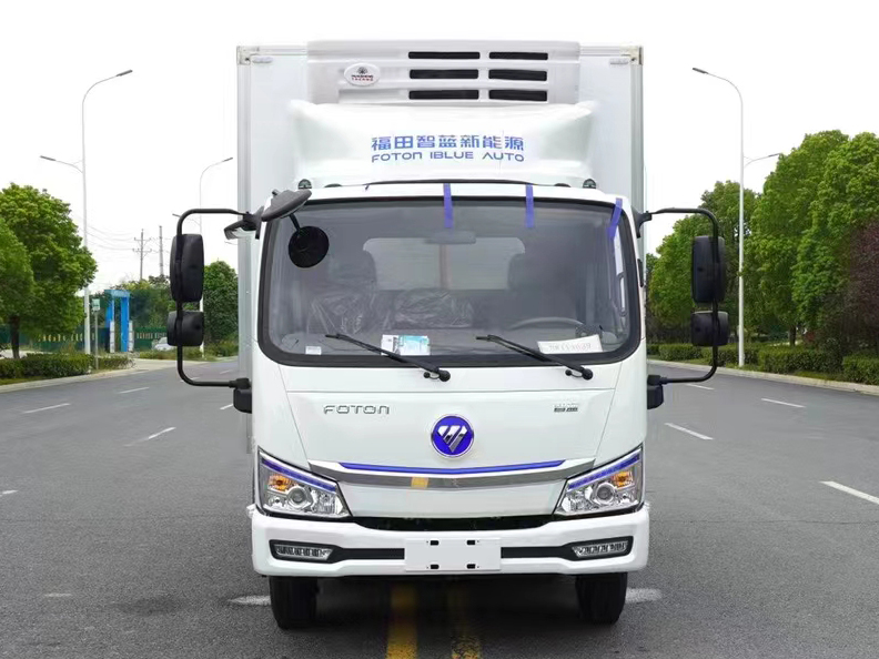 福田奧鈴智藍純電動冷藏車