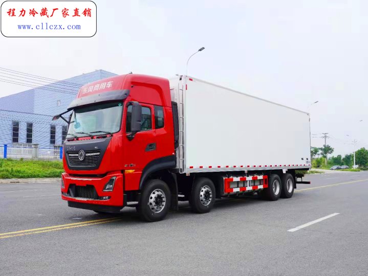 東風天龍KL（高頂雙臥）冷藏車（紅色）