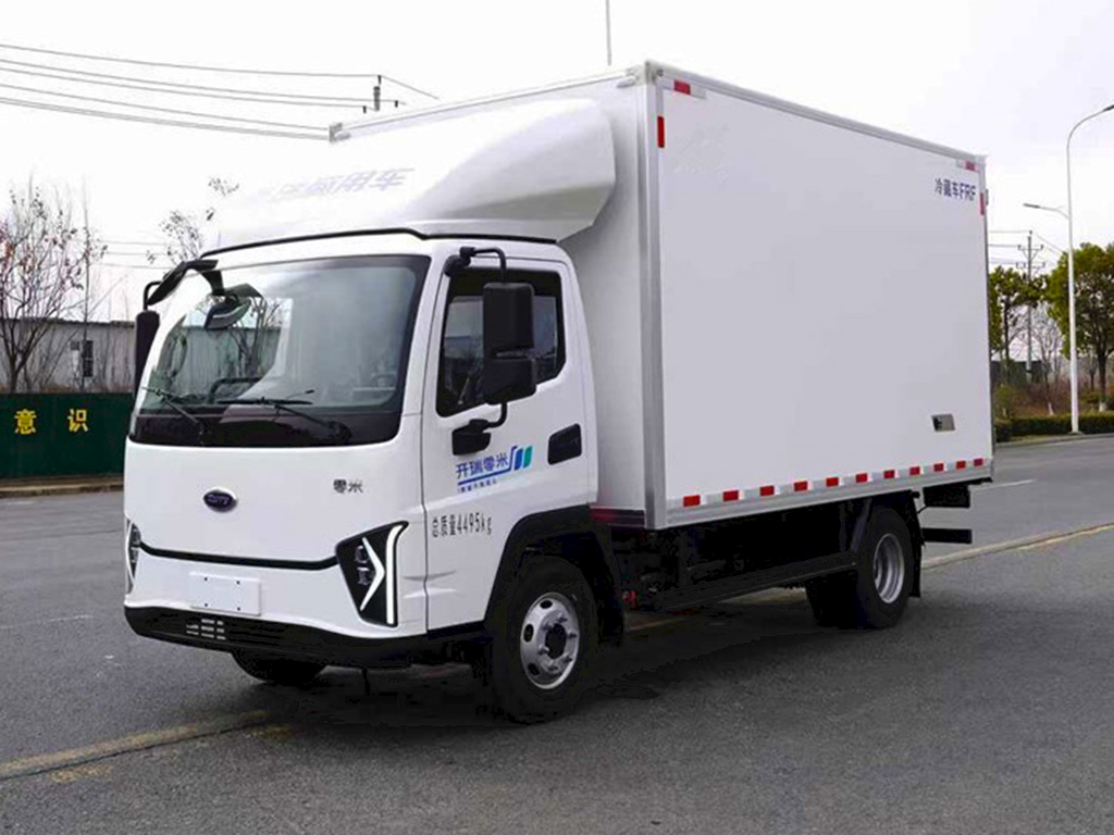 奇瑞零米純電動冷藏車